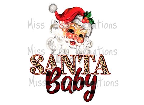 Santa Baby Png Etsy