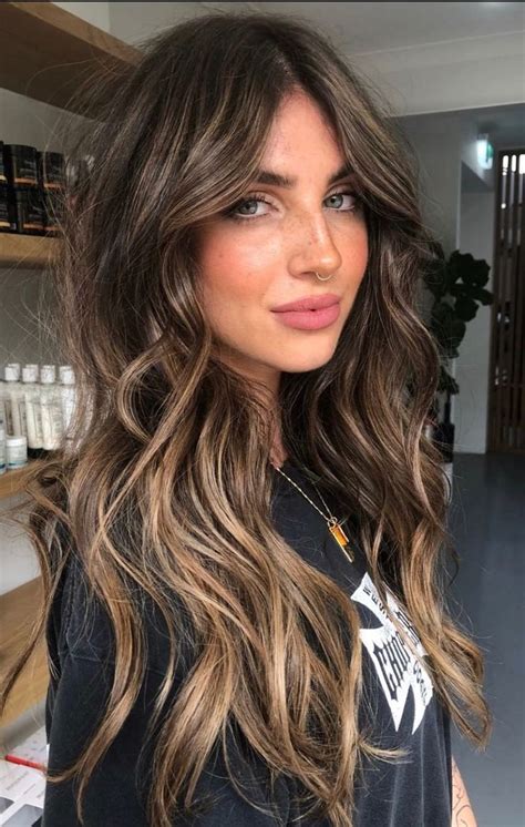 Hair Color Ideas For Brunettes Fall Winter Brunette Hair With Highlights Balayage Hair