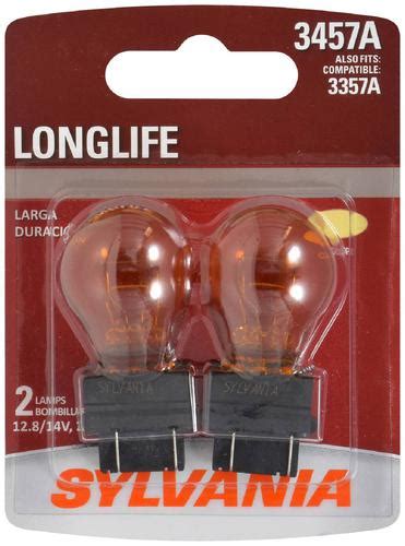 Sylvania 3357a3457a Amber Long Life Incandescent Mini Bulb Pack Of 2