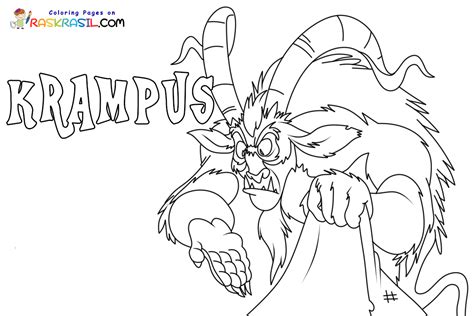 Christmas Krampus Coloring Pages