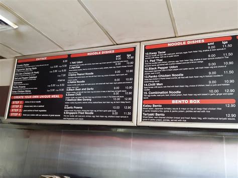 Menu At Pan Asia Restaurant Tweed Heads South