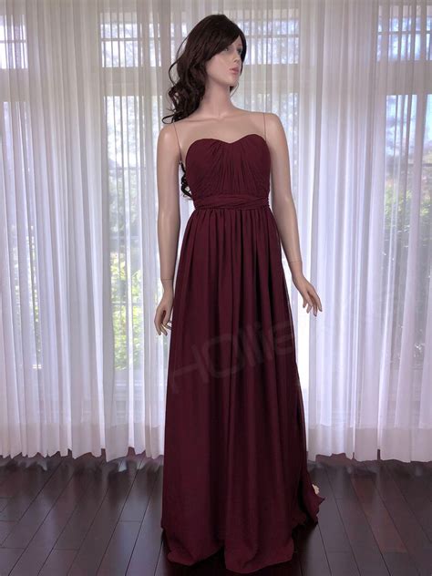 Buy Maroon Bridesmaid Dress Multiway Bridesmaid Dress Maroon Online In