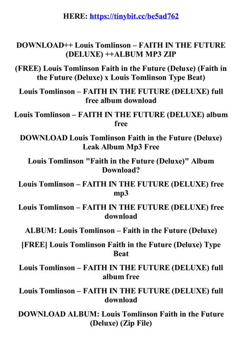 download_louis_tomlinson_faith_in_the_future_deluxe_album_mp3_zip.pdf ...