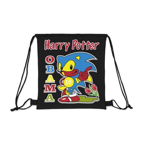 Mochila Con Cord N Para Exteriores De Harry Sonic Obama Etsy Espa A