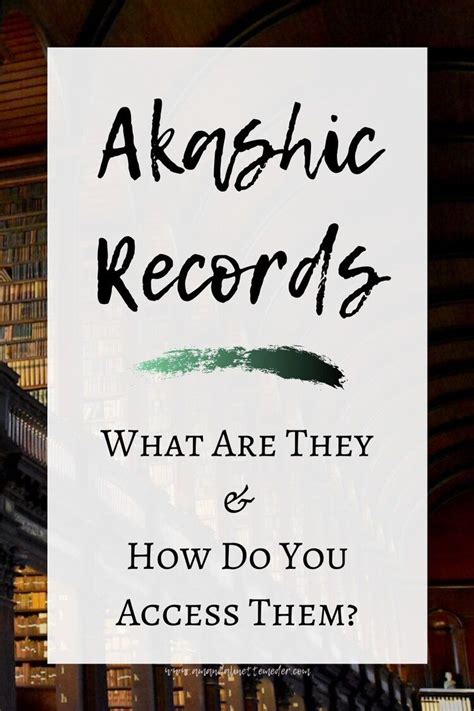 Akashic Records What Are They How Do You Access Them Amanda