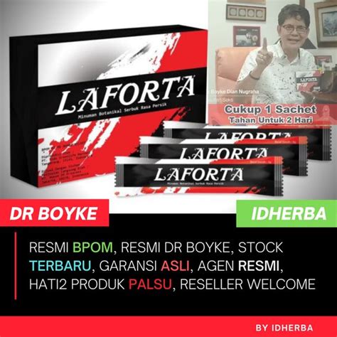 Jual LAFORTA Minuman Suplemen Herbal OBAT PEMBESA HERBAL PRIA 10