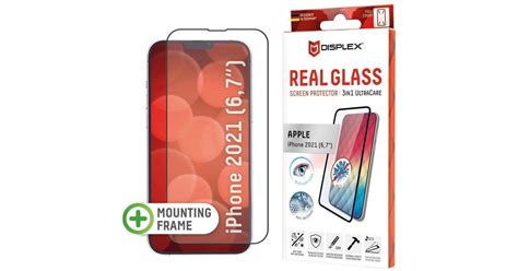 Displex 3 In 1 Real Glass Screen Protector For Iphone 13 Pro Max • Pris