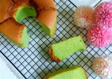 Resep Pandan Chiffon Cake Oleh Citra Prayugo Cookpad