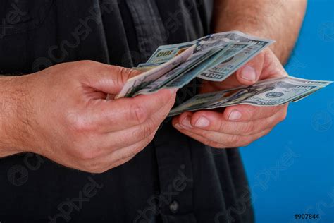 Hands Counting Us Dollar Bills Stock Photo Crushpixel