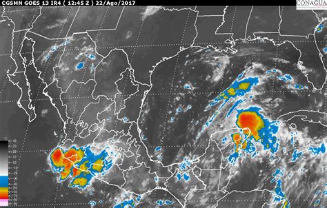 Se Prev N Tormentas Torrenciales En Campeche E Intensas En Chiapas