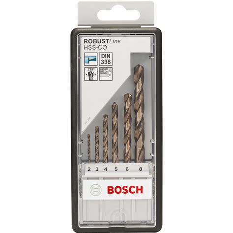 Bosch Metallbohrer Set Pro Robust Line HSS Co 6 Teilig Kaufen Bei OBI