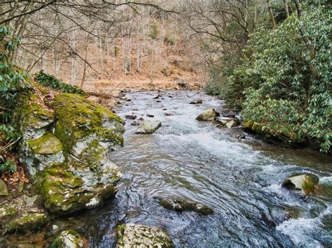 Whitetop Laurel Creek On Virginia Creeper Trail Stock Image Image Of