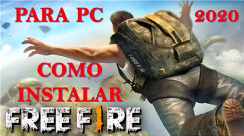 Como Instalar Free Fire No Pc Atualizado Youtube