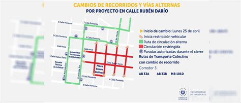 Conozca Los Nuevos Recorridos Del Transporte Colectivo En El Centro De