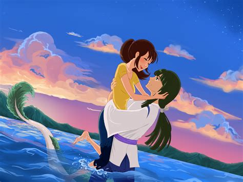 Haku And Chihiro Grown