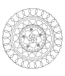 Mandala Tete Loup Mandalas Coloriages Difficiles Pour Adultes