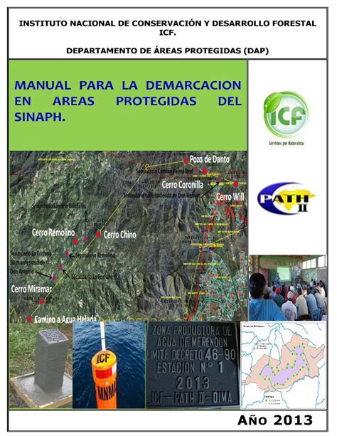 Pdf Manual De Procedimientos Para La Demarcaci N En Reas La