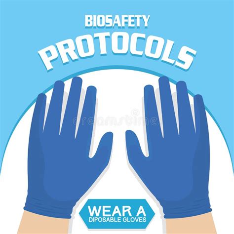 Biosafety Protocols Poster Stock Vector Illustration Of Clipart