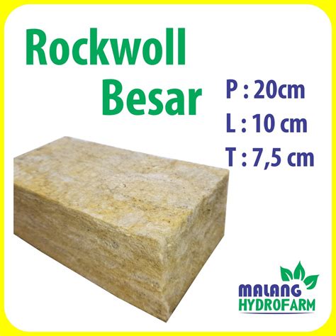 Jual Media Tanam Rockwoll Upuper Besar X X Cm Persegi Siap