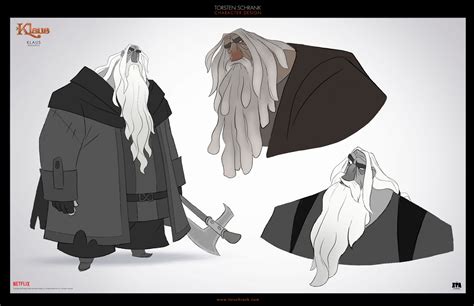 KLAUS (NETFLIX) - TORSTEN SCHRANK CHARACTER DESIGN