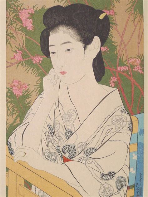 Japanese Ukiyoe Shin Hanga Woodblock Print Antique Etsy