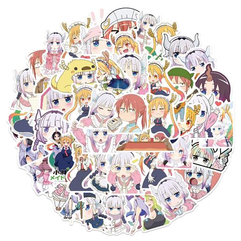 Buy Cute Anime Cartoon Stickers For Girl50pcs Pack Waterproof Vinyl Decal For Teen Laptop