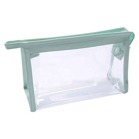 Meitianfacai Portable Clear Pouches Zippered Cases Clear Plastic