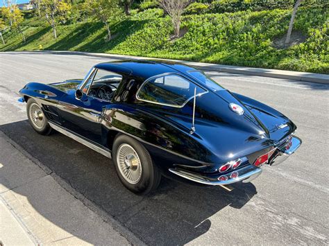 1963 Tuxedo Black Corvette Split Window Coupe Corvette Mike Used Chevrolet Corvettes For Sale