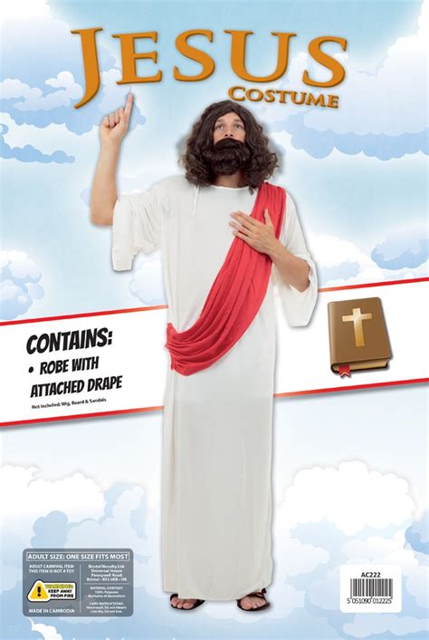 Jesus Mens Fancy Dress Costume Toptoy