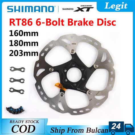 SHIMANO XT Brake Disc SM RT86 Rotor Ice Point Technology Brake Disc 6