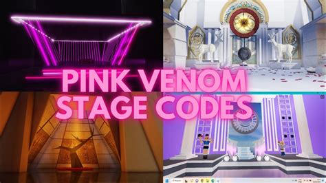 BLACKPINK Pink Venom Stage Codes ROBLOX RH DANCE STUDIO YouTube