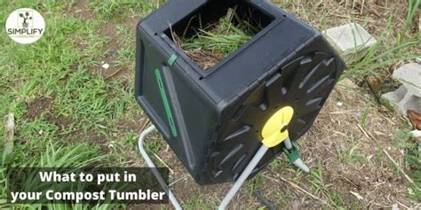 How To Compost In A Tumbler Simplify Gardening