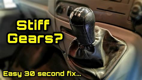 Stiff Gearstick Stuck Shifter Common Problem Fixed In 30 Secs Its Not Your Gearbox Youtube