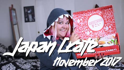 Japan Crate November 2017 Unboxing And Review Elyse Explosion Youtube