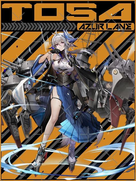 Azur Lane Tosa Metal Print By Votrevpx Redbubble