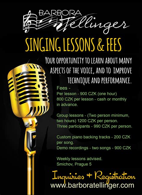 Singing Lessons/Workshop Inquiries – Barbora Tellinger