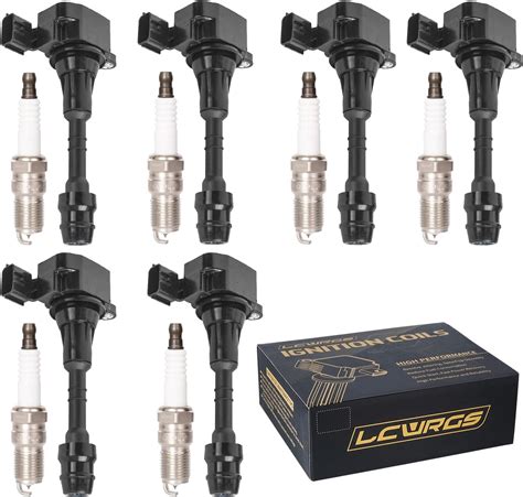 Amazon Set Of Ignition Coil Pack And Spark Plugs Fits For Nissan