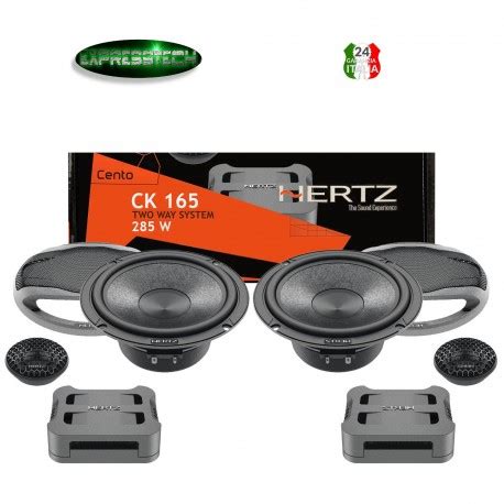 Hertz CK165 Linea Cento Kit Casse Altoparlanti Sistema 2 Vie 165MM 285W