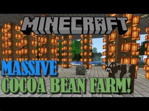 Massive Minecraft Cocoa Bean Farm [Tutorial] - YouTube | Minecraft ...