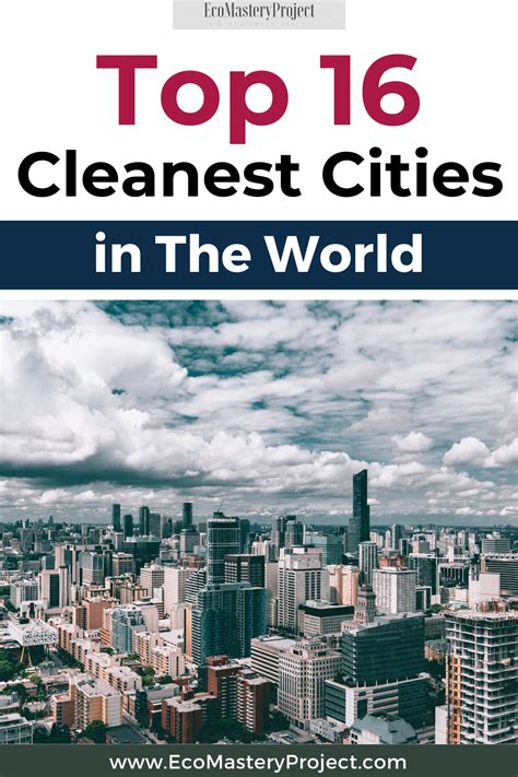 Top Cleanest Cities In The World Ecomasteryproject Sustainable