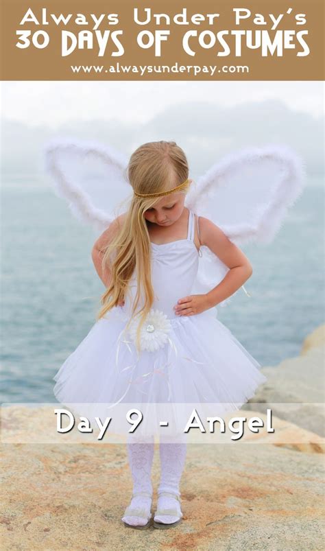 Day 9 Angel Diy Halloween Costume Tutorial Cheap Easy Angel Costume