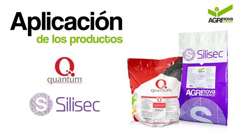 Aplicaci N De Los Productos Quantum Y Silisec Agri Nova Science