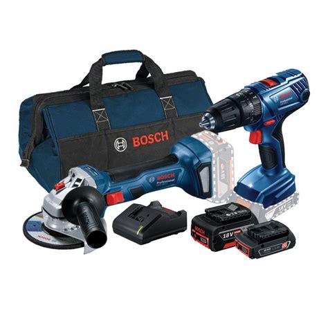 Bosch Professional GSB 180-LI Impact Drill & GWS180-LI Angle Grinder ...