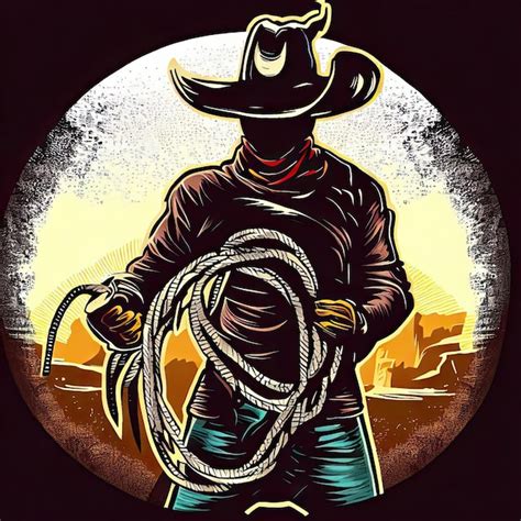 Camiseta De Vaquero Desert Dustup Para Admiradores Del Salvaje Oeste