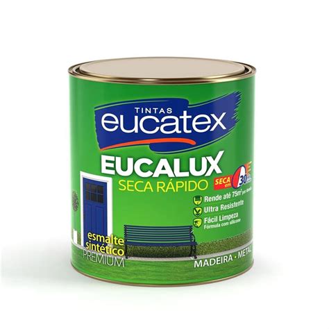 Eucatex Esmalte Brilhante Seca R Pido Litros Chromata Tintas