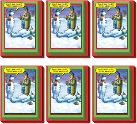 Amazon Nobleworks Funny Christmas Cards Bulk Design