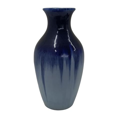 Dark Blue Ceramic Drip Vase Wilford Lee Home Accents