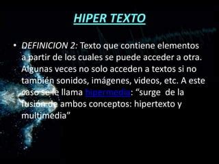 Hiper Texto Ppt Descarga Gratuita