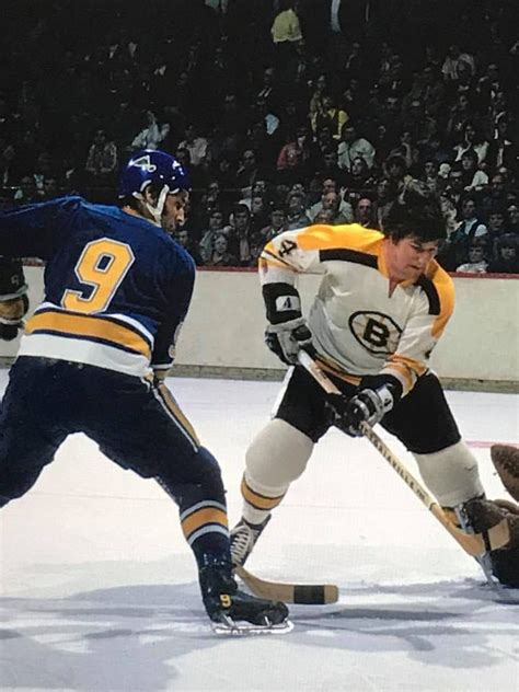 Bobby Orr Of Boston Vs Frank St Marseille Of The Blues Boston