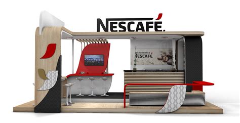 Стенд Нескафе on Behance